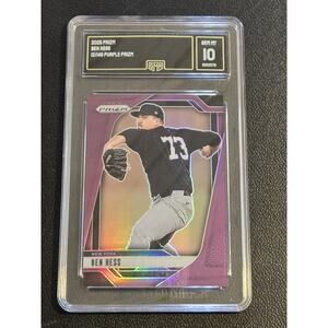 2025 Panini Prizm #260 Ben Hess Purple Prizm GMA 10 #/149